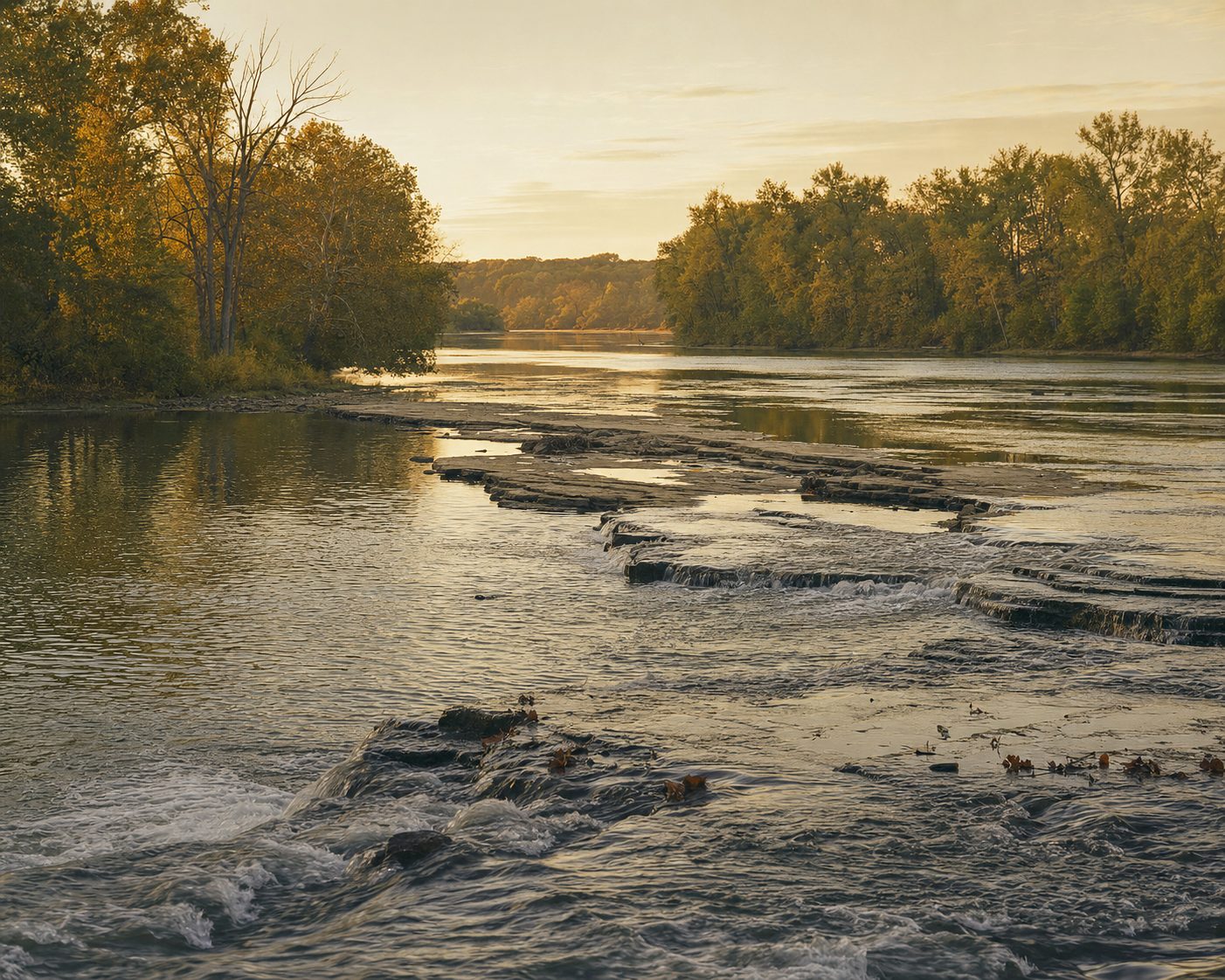 The Maumee River near Grand Rapids, Ohio
